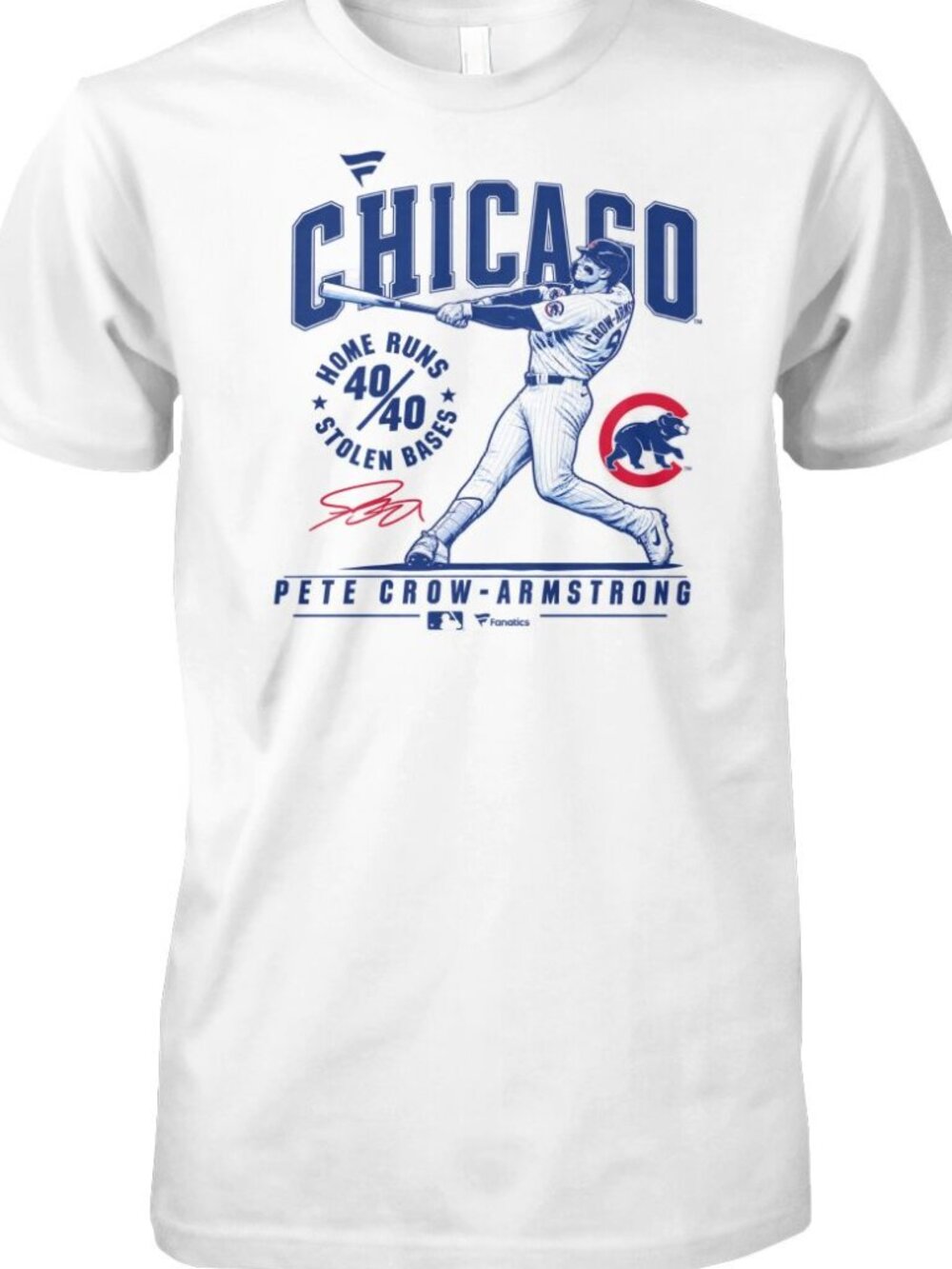 Chicago Cubs And Pete Crow Armstrong 40 40 Shirt